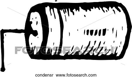 Condenser View Large Clip Art Graphic Clipart - Condenser. Fotosearch