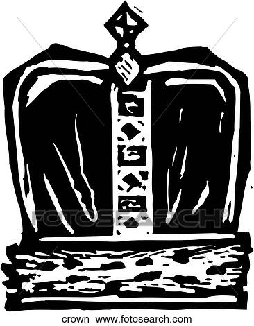 Crown View Large Clip Art Graphic Clipart - Crown. Fotosearch