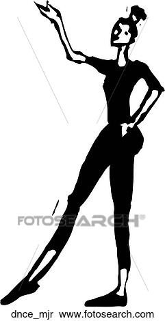 Clipart - Dance Major. Fotosearch