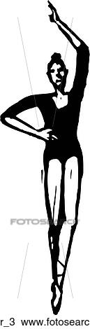 Clipart - Dancer 3. Fotosearch