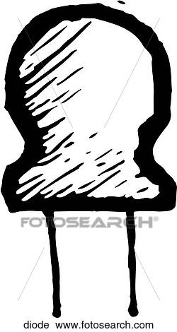 Clipart - Diode. Fotosearch