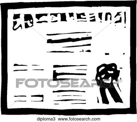 Diploma 3 View Large Clip Art Graphic Clipart - Diploma 3. Fotosearch