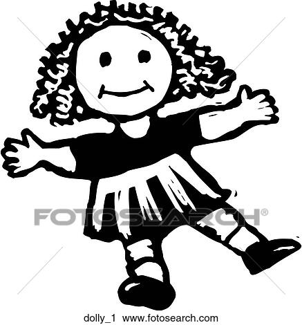 Dolly 1 View Large Clip Art Graphic Clipart - Dolly 1. Fotosearch
