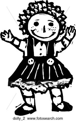 Dolly 2 View Large Clip Art Graphic Clipart - Dolly 2. Fotosearch