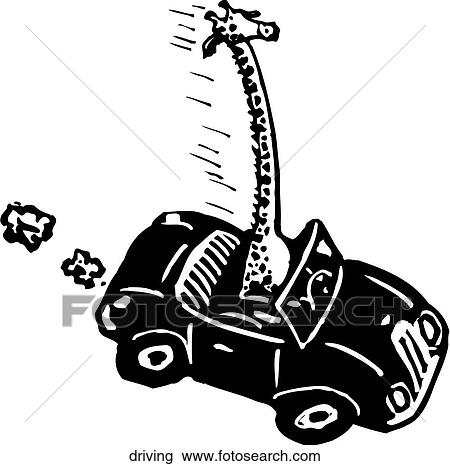 Clipart - Driving. Fotosearch