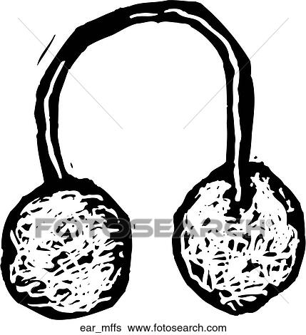 Ear Muffs View Large Clip Art Graphic Clip Art - Ear Muffs. Fotosearch