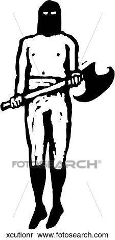 Clipart - Executioner. Fotosearch