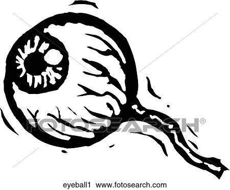 Eyeball 1 View Large Clip Art Graphic Clipart - Eyeball 1. Fotosearch
