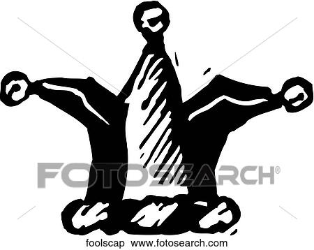 Fools Cap View Large Clip Art Graphic Clipart - Fools Cap. Fotosearch