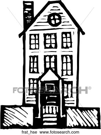 Clipart - Frat House. Fotosearch