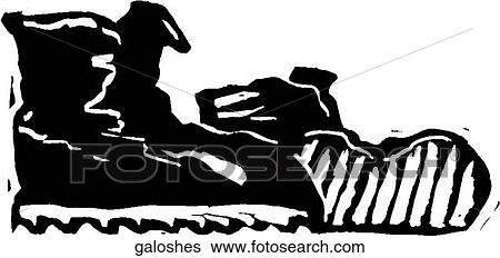 Clip Art - Galoshes. Fotosearch