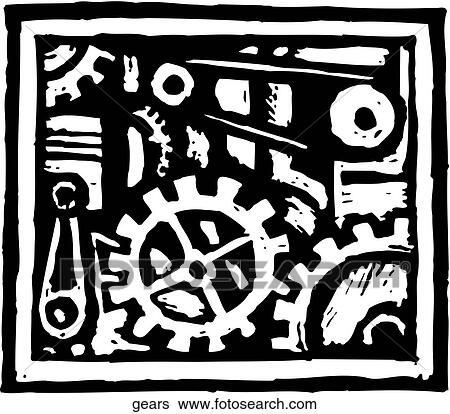 Clip Art - Gears. Fotosearch