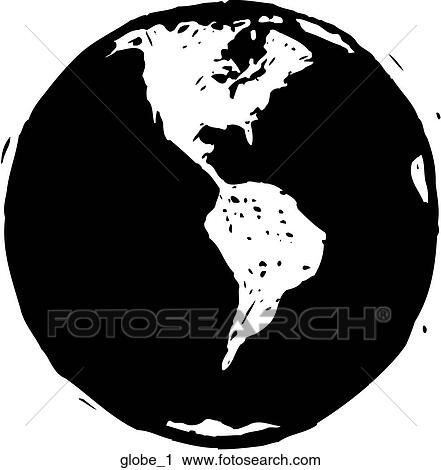Globe 1 View Large Clip Art Graphic Clipart - Globe 1. Fotosearch