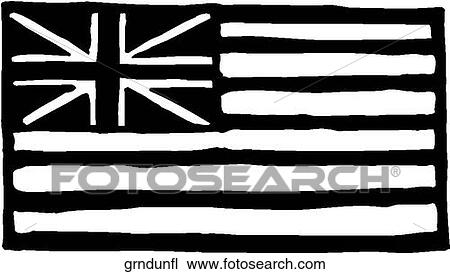 Grand Union Flag View Large Clip Art Graphic Clipart - Grand Union Flag. Fotosearch