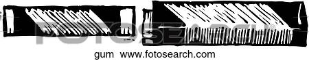 Gum View Large Clip Art Graphic Clipart - Gum. Fotosearch