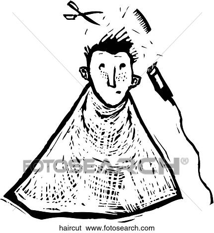 Haircut View Large Clip Art Graphic Clip Art - Haircut. Fotosearch