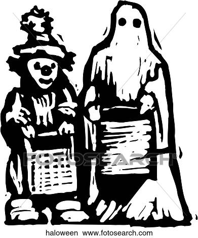 Halloween View Large Clip Art Graphic Clipart - Halloween. Fotosearch