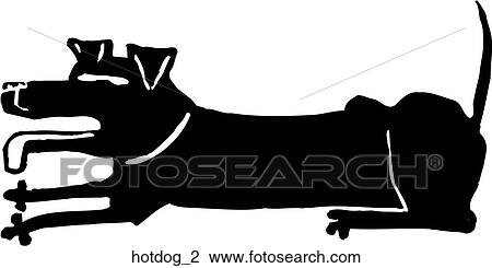 Clipart - Hot Dog 2. Fotosearch