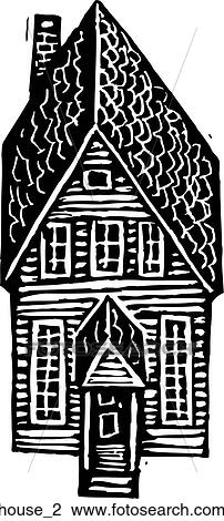 Clipart - House 2. Fotosearch