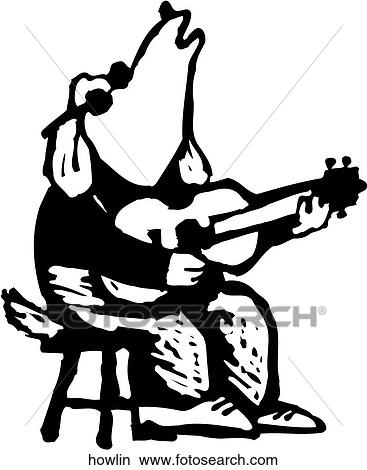 Howlin' View Large Clip Art Graphic Clipart - Howlin'. Fotosearch