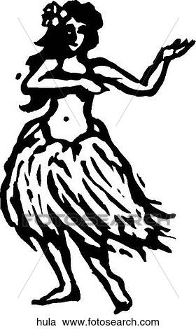 Clipart of Hula hula - Search Clip Art, Illustration Murals, Drawings ...