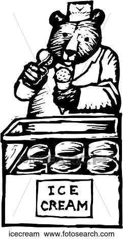 Ice Cream View Large Clip Art Graphic Clipart - Ice Cream. Fotosearch