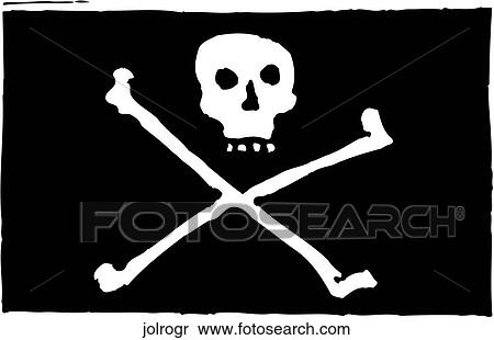 Clipart - Jolly Roger. Fotosearch