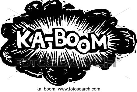 Clipart - Ka-Boom. Fotosearch