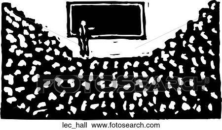 Lecture Hall View Large Clip Art Graphic Clipart - Lecture Hall. Fotosearch