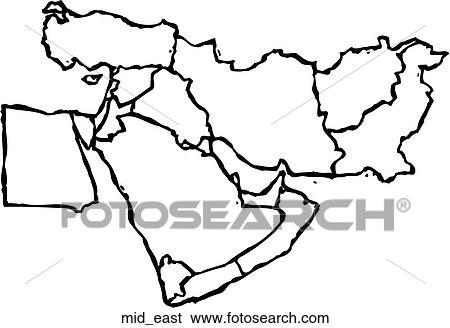 Clip Art - Middle East. Fotosearch