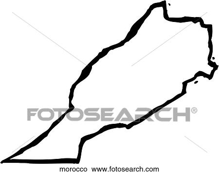 Morocco View Large Clip Art Graphic Clipart - Morocco. Fotosearch