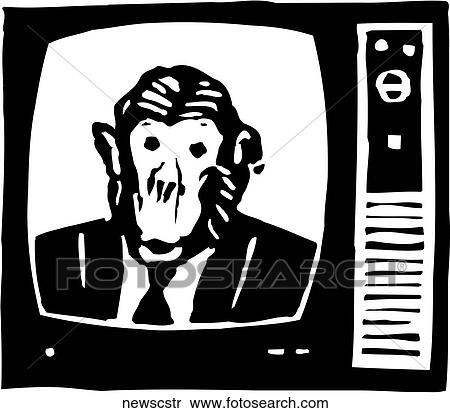 Newscaster View Large Clip Art Graphic Clipart - Newscaster. Fotosearch