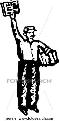 Clipart - Newsie. Fotosearch