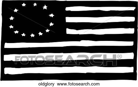 Clip Art - Old Glory. Fotosearch