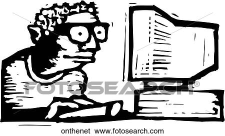 Clip Art - On the Net. Fotosearch