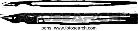 Pens View Large Clip Art Graphic Clip Art - Pens. Fotosearch