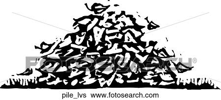 Clip Art - Pile o' Leaves. Fotosearch