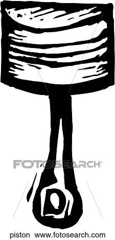 Clipart - Piston. Fotosearch