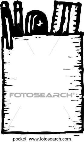 Clip Art - Pocket. Fotosearch