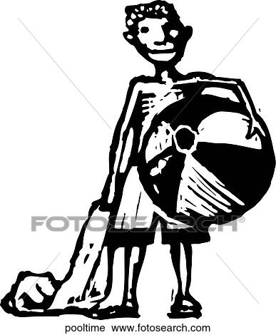 Clipart - Pool Time. Fotosearch