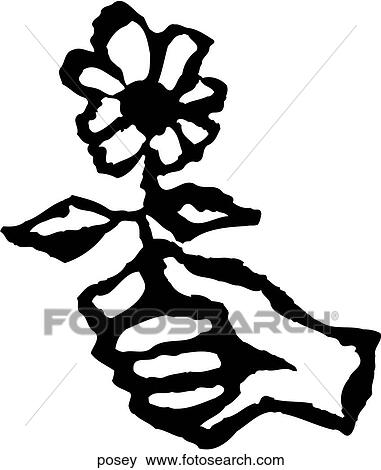 Posey View Large Clip Art Graphic Clip Art - Posey. Fotosearch