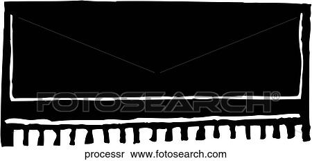 Processor View Large Clip Art Graphic Clipart - Processor. Fotosearch