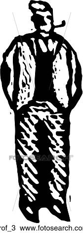 Clipart - Prof 3. Fotosearch