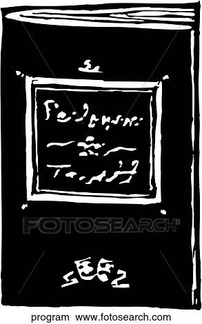 Program View Large Clip Art Graphic Clipart - Program. Fotosearch