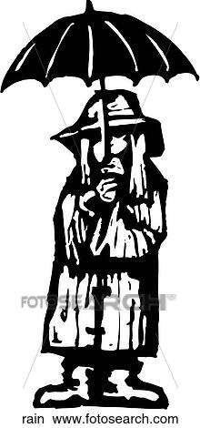 Clipart - Rain. Fotosearch