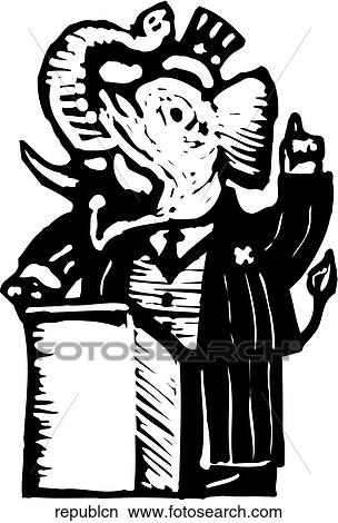 Clipart - Republican. Fotosearch