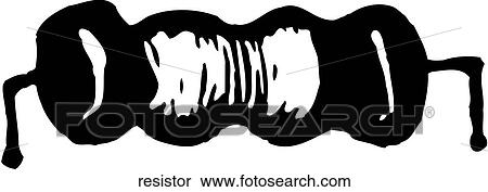 Clipart - Resistor. Fotosearch