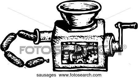 Sausages View Large Clip Art Graphic Clip Art - Sausages. Fotosearch