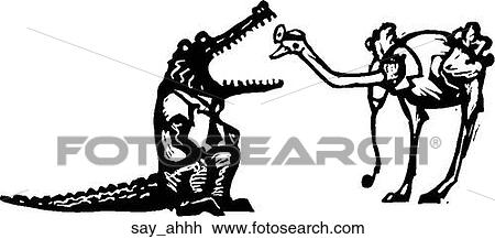 Say Ahhh View Large Clip Art Graphic Clipart - Say Ahhh. Fotosearch