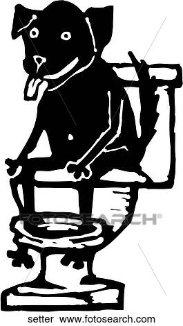 Clipart - Setter. Fotosearch